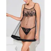 Lisca Babydoll Eminence | Maat: L | Kleur: Black