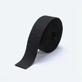 Bbb Cycling Stuurlint Racefiets - Zelfklevend Stuurtape met Stretch Materiaal - Antislip - Lengte: 200cm - Dikte: 2mm - Inclusief Stuurdoppen - Zwarte Kurk - RaceRibbon BHT-01