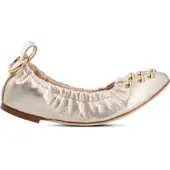 Jan Jansen Ballerina's Dames Goud Leer Maat 38