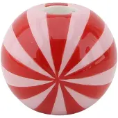 House Vitamin Candle holder swirl dolomite red/pink 10x10x10cm