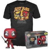 Funko POP! Pop! figuurtjes, Marvel, Deadpool & Wolverine - Set met POP-figuur en T-shirt, vinyl, collector's item