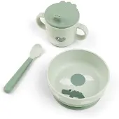 Done by Deer Happy Clouds foodie first meal serviesset 3-delig Green