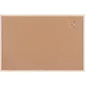 Viking Kurk Prikbord Wandmontage 90 (B) x 1,4 (D) x 60 (H) cm Hout Bruin