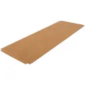 MANORGA Arno Space Tubular Karton Afdekplaat 1,500 x 700 mm Bruin 2 Stuks