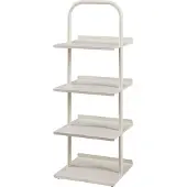 En.casa Schoenenrek Poytya met 4 planken champagne 96x34x32 cm []