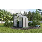 Pergart Tuinkas Planet 2500 - Polycarbonaat 6mm - Smaragd - 195x131x207cm