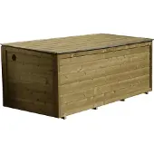Lutra Kussenbox - Hout - Naturel - 190x67x67cm