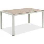 Garden Point Verona aluminium polywood tuintafel beige