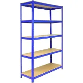 Monster Racking Monster rekken 5 Bay magazijn rekken / berging / garage Racks 5 Tier 1200mm breed T-RAX