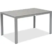 Garden Point Verona aluminium polywood tuintafel lichtgrijs