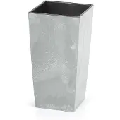 Prosperplast Bloempot (Grijs in betonlook, 33 x 33 x 61 cm)