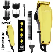 Kemei KM-768 Professionele Tondeuse – Krachtige 12W Haartrimmer – Instelbare Messen & 4 Opzetkammen – Voor Mannen & Thuisgebruik