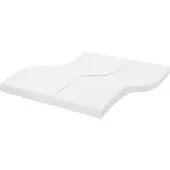 vidaXL Schuimmatras 7 zones hardheid 20 ILD 180x210 cm wit