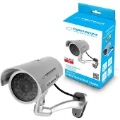 Esperanza Dummy Beveiligingscamera SPECTRE – Zilver – met Knipperende LED