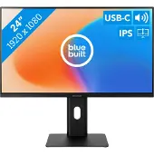 BlueBuilt 24 Pouces Full HD Écran PC avec USB-C