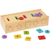 Bigjigs houten sorteerbox educatief speelgoed FSC hout.