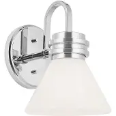 Kichler LED Wandlamp Farum | 1X E27 Max 3W | Polished Chrome