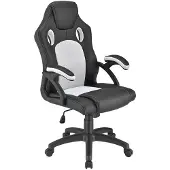 Juskys Racing Bureaustoel/ Gamestoel Montreal - Wit