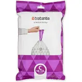 Brabantia Afvalzak C 10-12ltr 40 Zakken Wit wit Kunststof Afvalzak