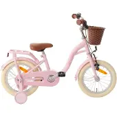 AMIGO Spiel + Freizeit GmbH AMIGO kinderfiets voor meisjes, model Fairy, 14 inch, met achterwielrem, roze