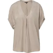 Comma Blouse donkerbeige