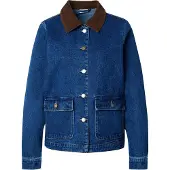 JDY Tussenjas 'JDYELLA' blauw / bruin