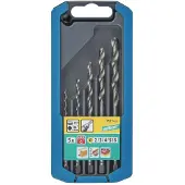 Wolfcraft - Metaalboor Set - HSS - Zeskantschacht - Ø 2–6 mm - 5 delig - voor Metaal - 7121000