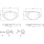 Brembo Remblokset, schijfrem P 65 052