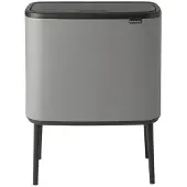 Brabantia Bo Touch Bin Prullenbak - 36 liter - 1 vak - Mineral Concrete Grey