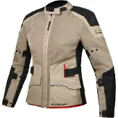 Ixon M-Njord L Sand Zwart Rood Dames Textiele Motorjas Maat S