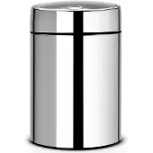 Brabantia Slide Bin afvalemmer 5 L - Brilliant Steel