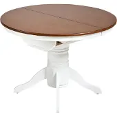 Beliani AKRON - Uitschuifbare eettafel - Bruin - 106/150 cm - Rubberhout