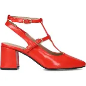 Lina Locchi Dames Hakken 010-50 - Rood - Maat 37