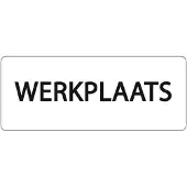 Ivana Tekstbord Werkkplaats