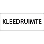 Ivana Tekstbord Kleedruimte