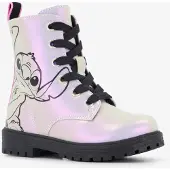 Lilo & Stitch meisjes veterboots zilver roze maat 25