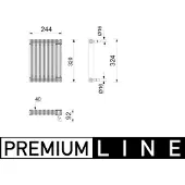 MAHLE ORIGINAL CLC 439 000P Oliekoeler