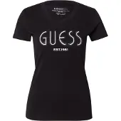 GUESS Shirt zwart / wit