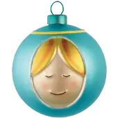 Alessi Kerstbal Christmas Bauble Madonna