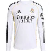 Adidas Tricot 'Real Madrid 25/26 Authentic' lichtgeel / zwart / wit
