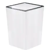 Kleine wolke Match prullenbak 18x18x24,3cm, wit