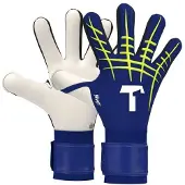 T1tan Blue Beast 3.0 Goalkeeper Gloves With Finger Protection Blauw 9