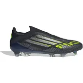 Adidas F50 Elite Veterloze Gras Voetbalschoenen (FG) Zwart Zilver Neongeel