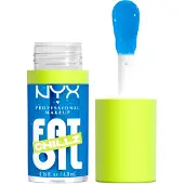 Nyx PROFESSIONELE MAKE-UP Fat Oil Chillz Hydraterende glanzende en veganistisch getinte lipgloss - Polar Peppermint (Sheer Blue)