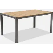 Garden Point Verona Wood Tuinpunt aluminium polywood tuintafel grijs