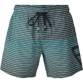 Brunotti Zwembroek Men Preves Colorflow Stripe Bottle Green-S