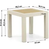 Lifestyle Garden Furniture Lifestyle Evora bijzettafel