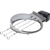 Monolith Rotisserie - Voor ICON/JUNIOR Kamado - RVS BBQ Accessoire - Inclusief 3 Spiezen - Geschikt voor Gelijkmatig Gegrilde Gerechten - Duurzaam en Gebruiksvriendelijk