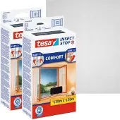 TESA COMFORT 55388-00500-01 Vliegenhor (b x h) 130 cm x 150 cm Antraciet 2 stuk(s)