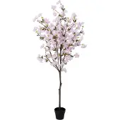 Intratuin Kunstplant Japanse Sierkers Roze D 17,5 H 180 Cm